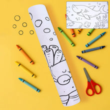 Fun and Educational Coloring Roll (1 Pc)