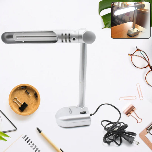 Multifunctional LED Desk Lamp Dimmable Office Lamp Children’s Student Desk Lamp Reading Lamp  White Eye-Caring Desk Light, Energy Saving Desk Lamp Table Lamp - Study Desk Lamp (1 Pc)