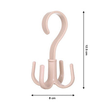Handbag hanger with multi-function design.