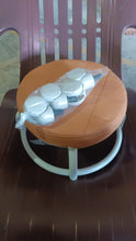 Roller Seat Stool Low Height Rolling  Plastic  Stool Multifunctional Small Household Movable Mini Stool Pulley Wheel Stool for Garage Home Library (1 Pc)