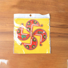 Acrylic Swastik Shubh Labh Wall Hanging  (1 Pc)